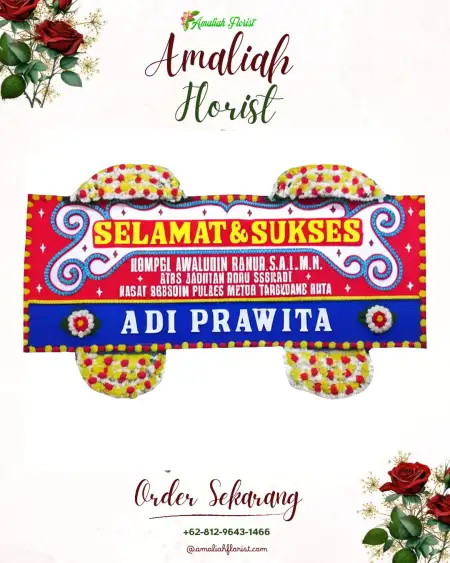 Papan Bunga Ucapan Selamat Madukoro